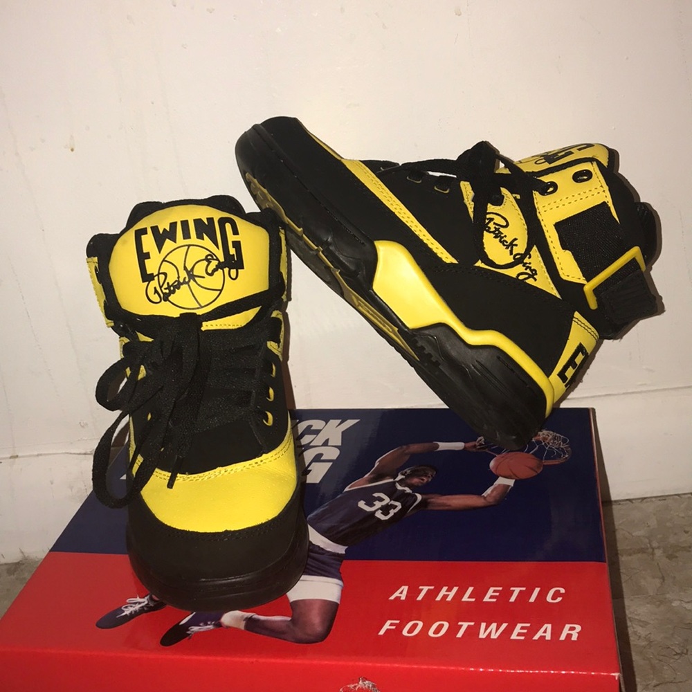 Patrick Ewing sneakers.